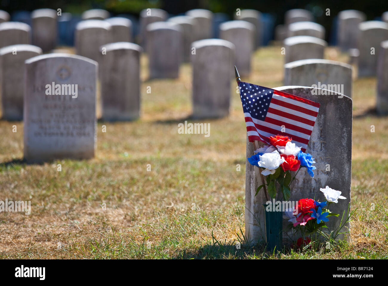 Antietam Cimitero Nazionale di Antietam, campi di battaglia della Guerra Civile, Virginia, Stati Uniti d'America Foto Stock