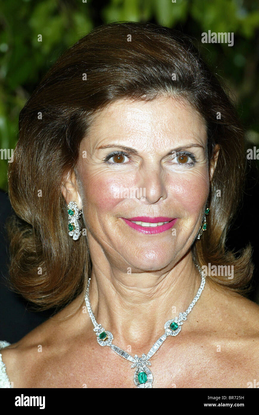 Regina SILVIA DI SVEZIA REGINA DI SVEZIA 03 novembre 2002 Paramount Studios indietro molto HOLLYWOOD LOS ANGELES STATI UNITI D'AMERICA Foto Stock