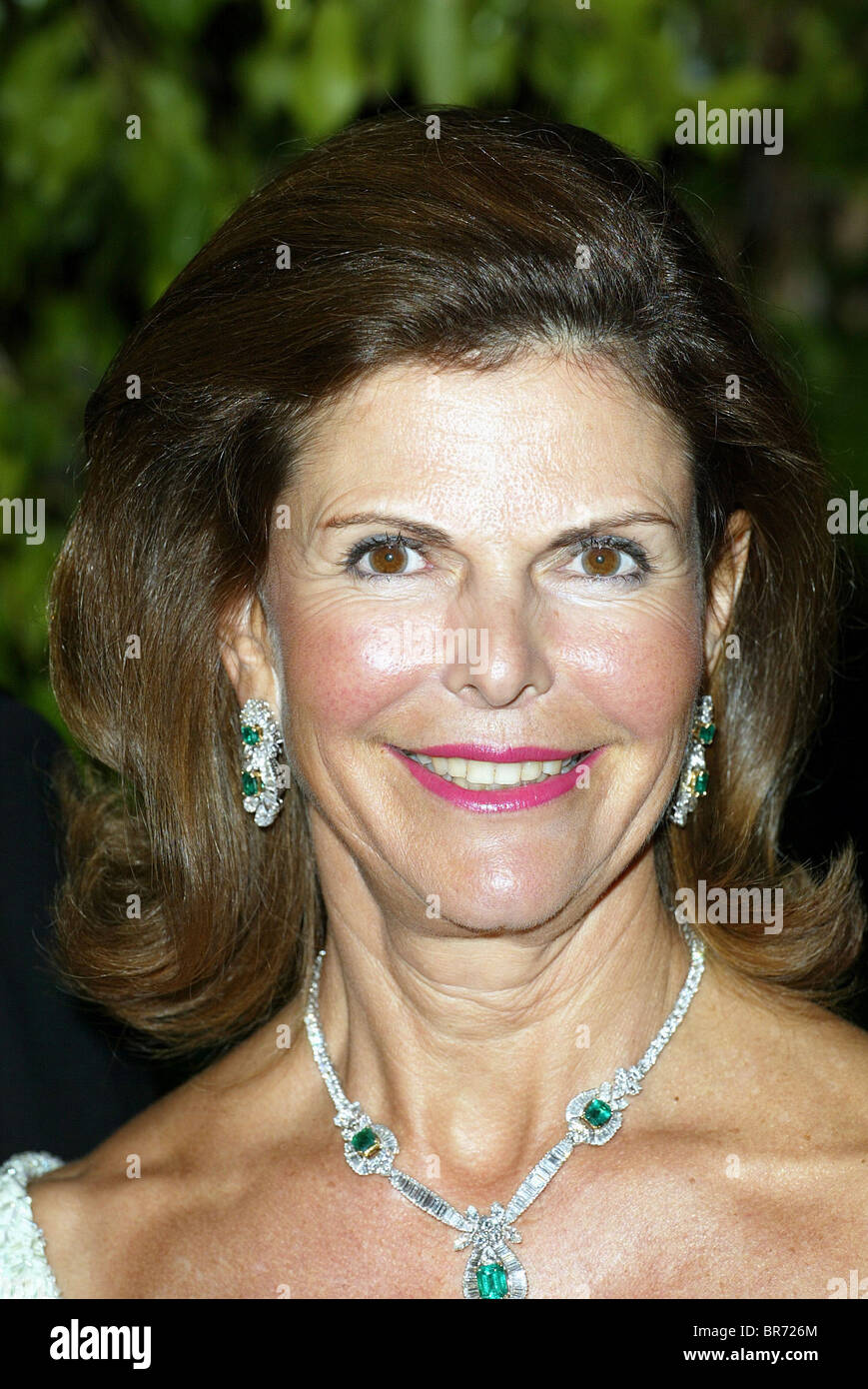 Regina SILVIA DI SVEZIA REGINA DI SVEZIA 03 novembre 2002 Paramount Studios indietro molto HOLLYWOOD LOS ANGELES STATI UNITI D'AMERICA Foto Stock