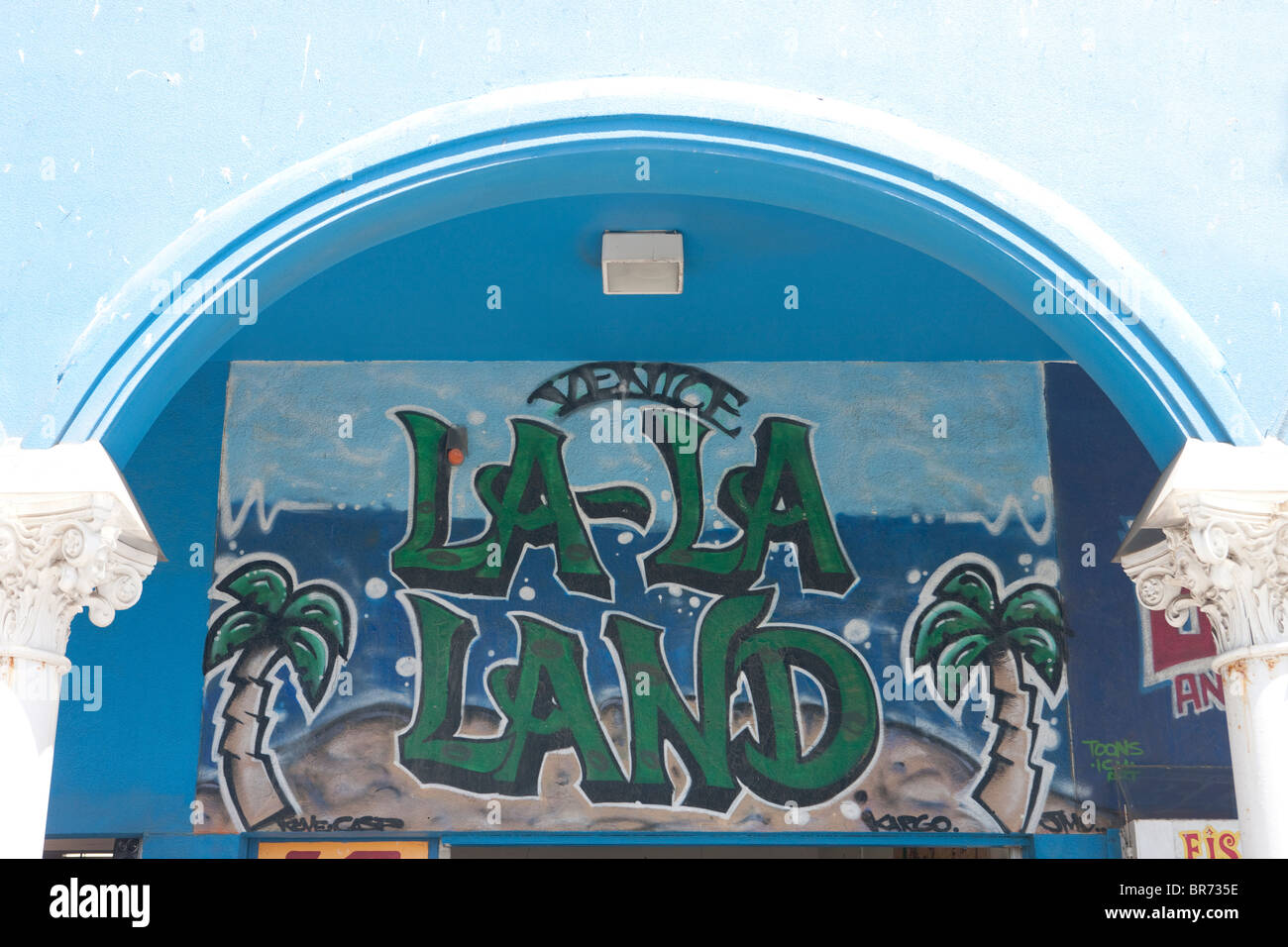 LA-la terra in Venice Beach, Los Angeles, California Foto Stock