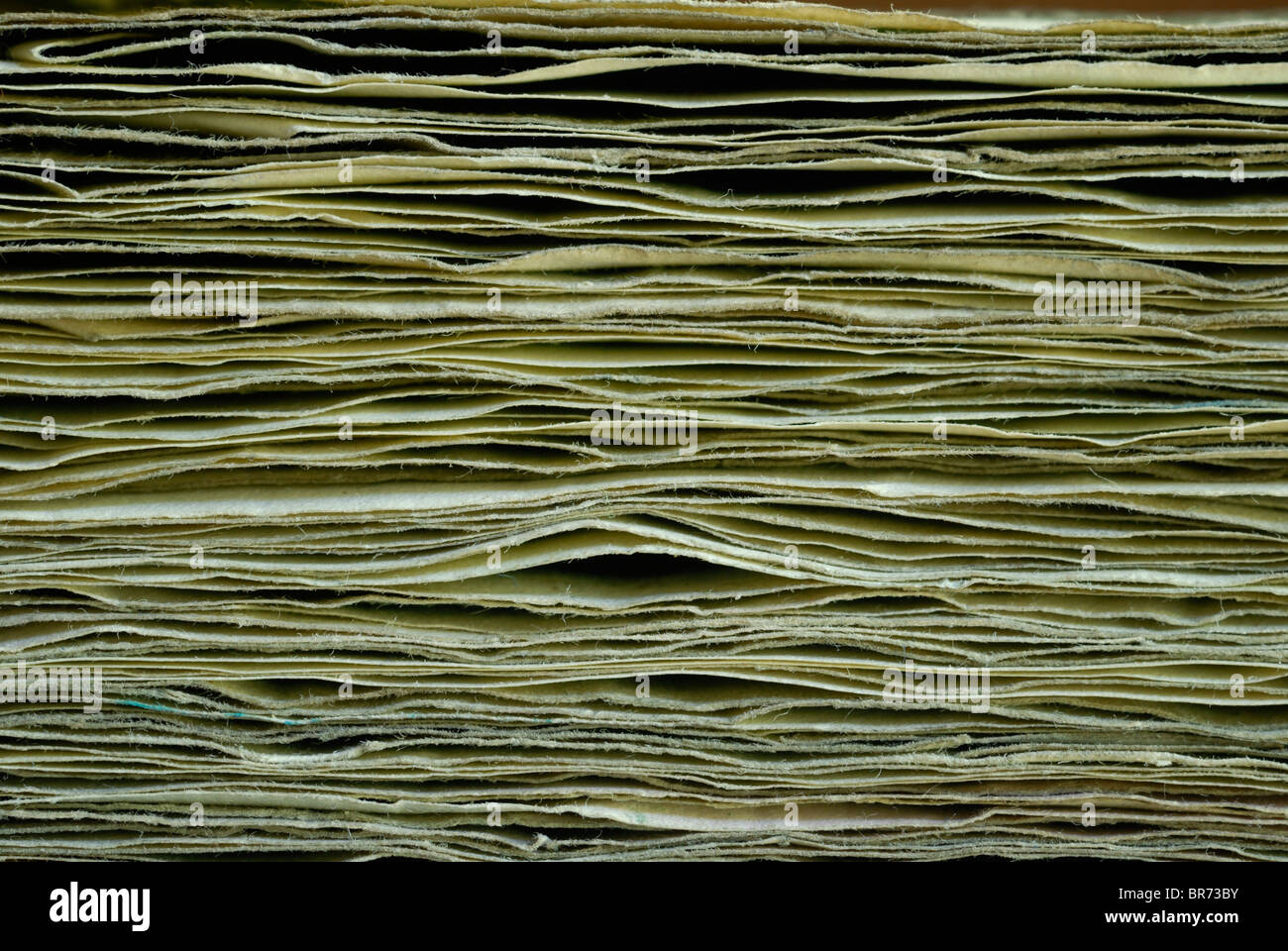 Pila di contanti Foto Stock