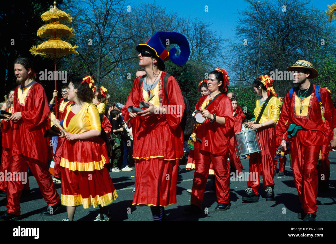 San Patrizio Parade, Dublino, Irlanda Foto Stock