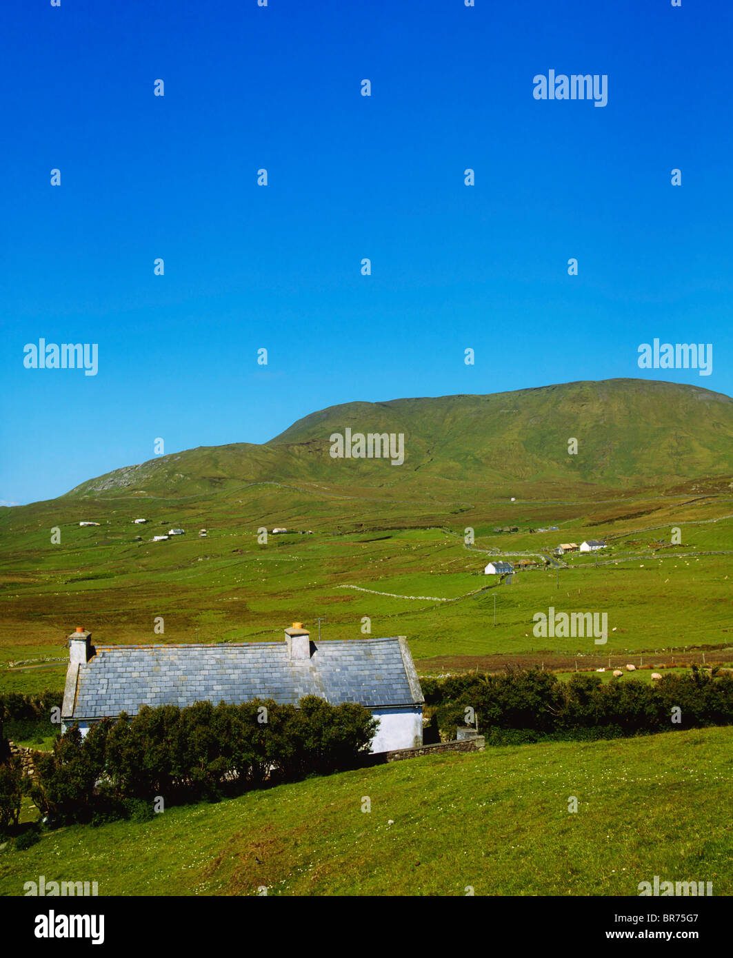 Knockmore Mountain, Clare Island, Irlanda, Isole irlandesi Foto Stock