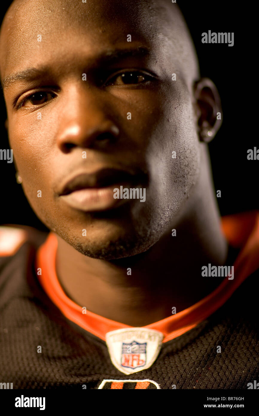 Un ritratto del Ciad Johnson del Cincinnatti Bengals fotografati a Sony Studios di Los Angeles CA. Foto Stock