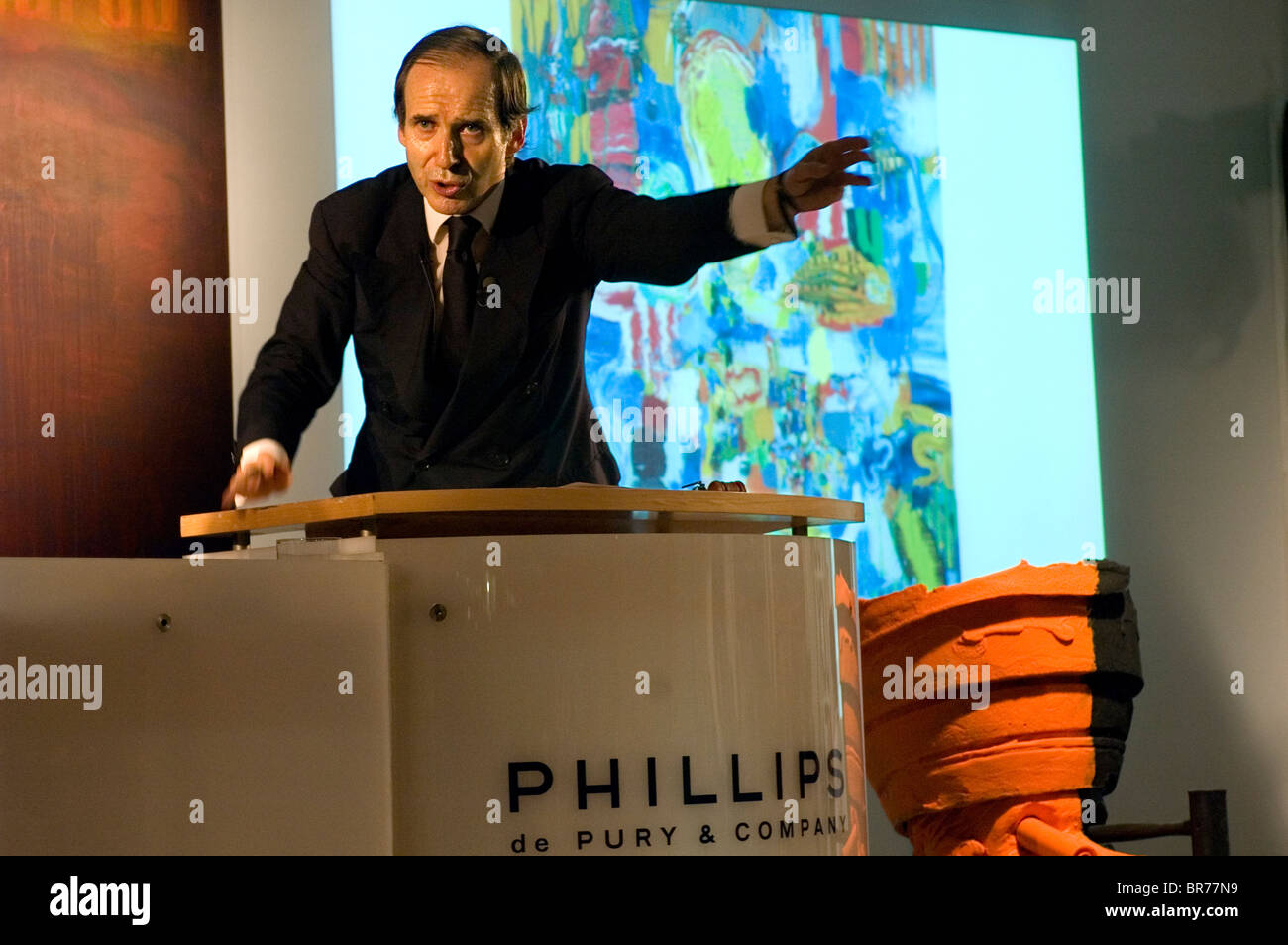 Autunno 2006 Contemporary Art Auction Phillips NYC Foto Stock