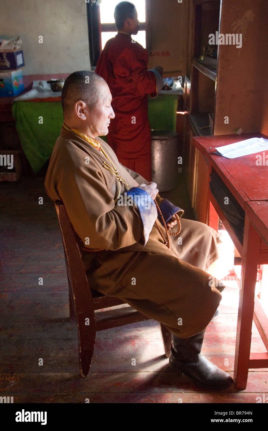 Erdene Zuu monastero della Mongolia Foto Stock