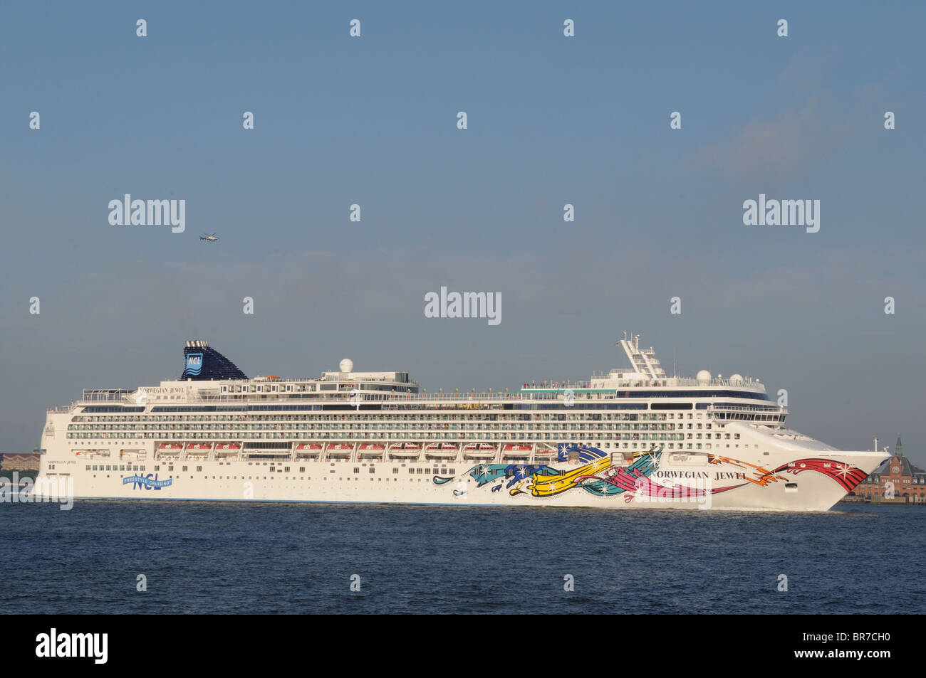 Norwegian Jewel nel porto di New York. Foto Stock