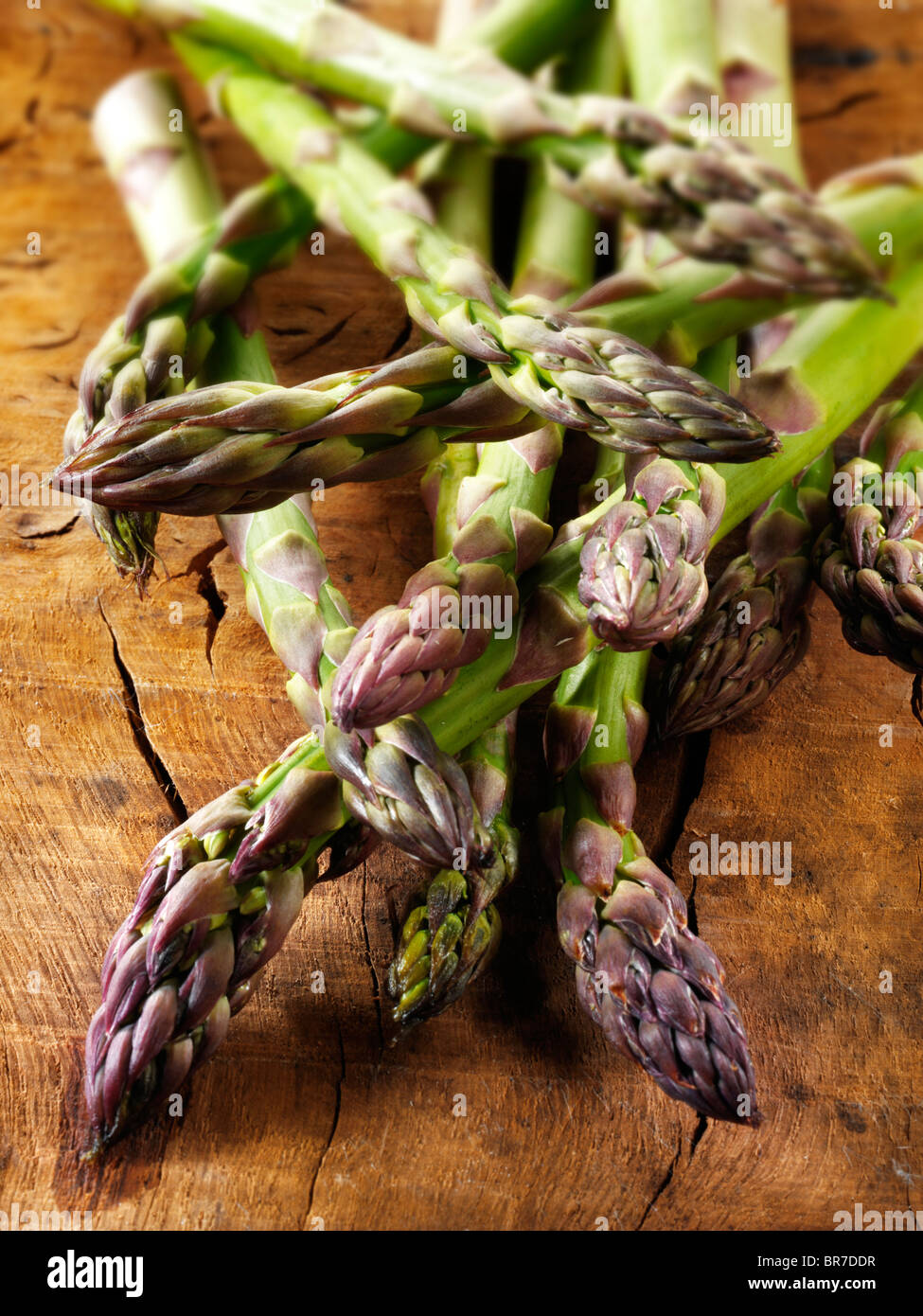 Asparagi freschi spears. Foto Stock