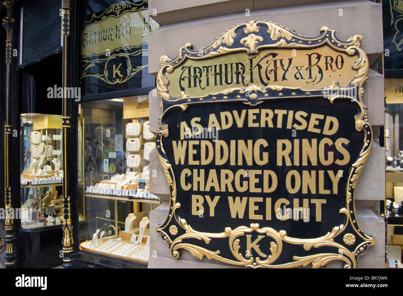Arthur Kay, gioiellerie, Manchester Foto Stock