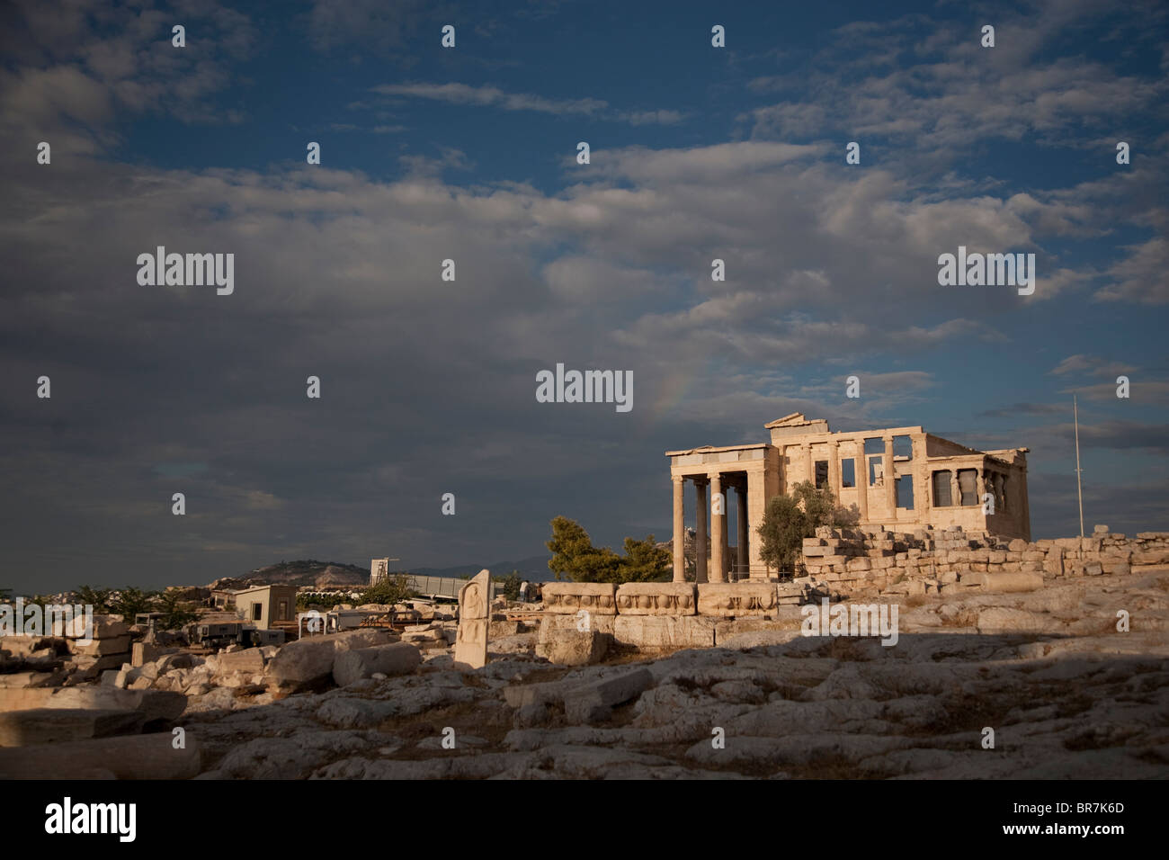 Erechtheum all'Acropoli Foto Stock