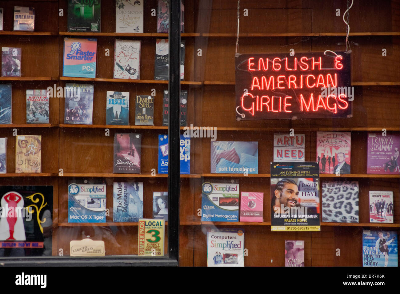 Book Shop, Shude Hill, Northern Quarter, Manchester Foto Stock