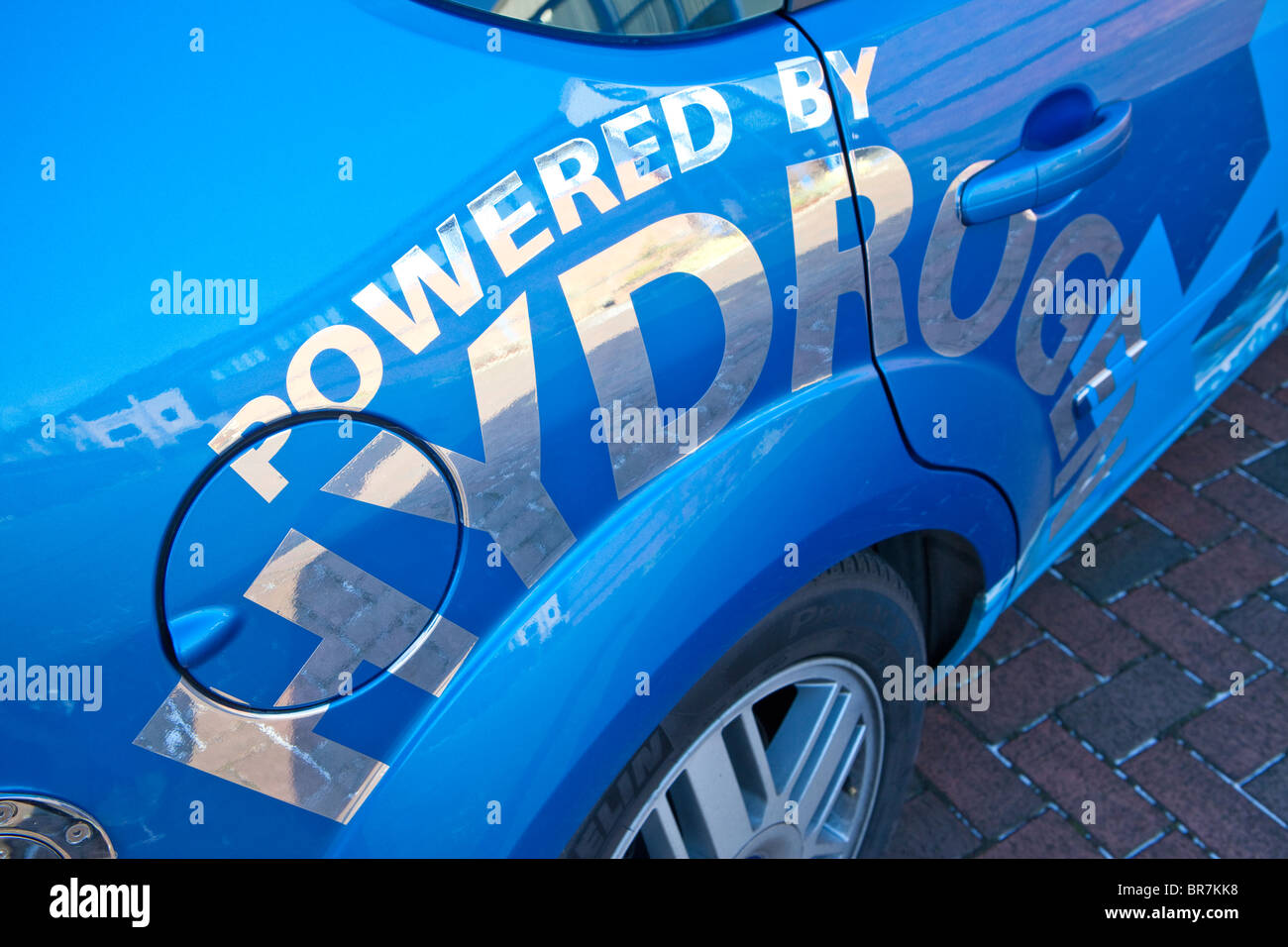 Il gas idrogeno alimentato auto Ford nel Regno Unito, sviluppato da itm industries Foto Stock