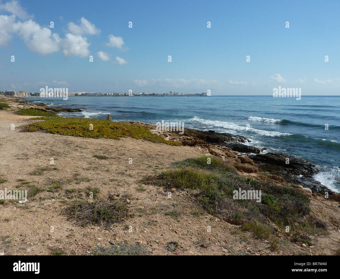 Orihuela Costa litorale Foto Stock