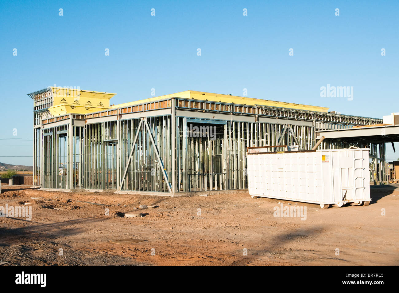 Acciaio strutturale di costruzione Foto Stock