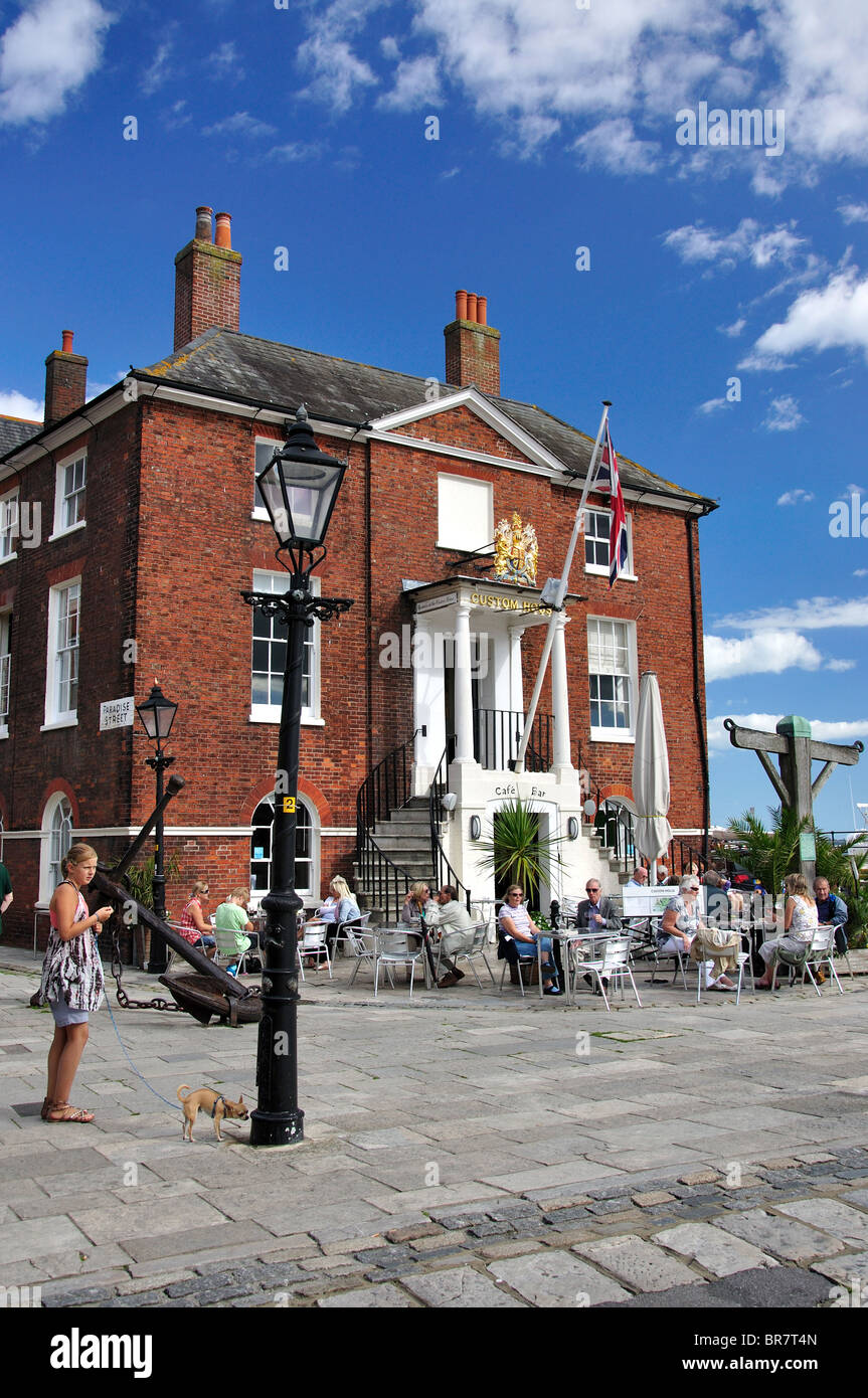 La vecchia casa doganale, Quay, Poole, Dorset, England, Regno Unito Foto Stock