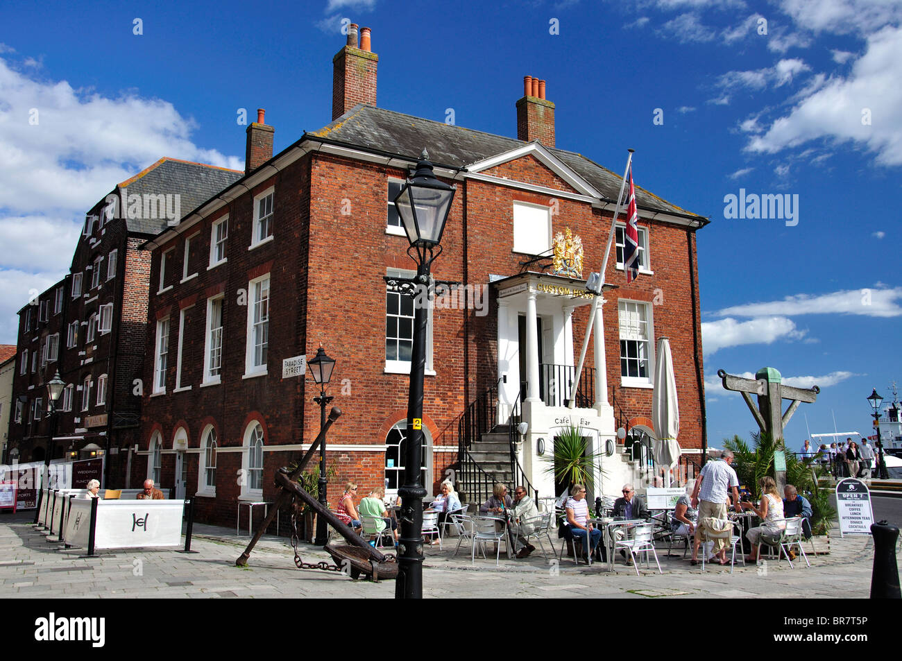 La vecchia casa doganale, Quay, Poole, Dorset, England, Regno Unito Foto Stock