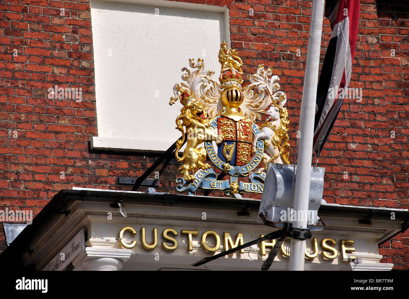 La vecchia casa doganale, Quay, Poole, Dorset, England, Regno Unito Foto Stock
