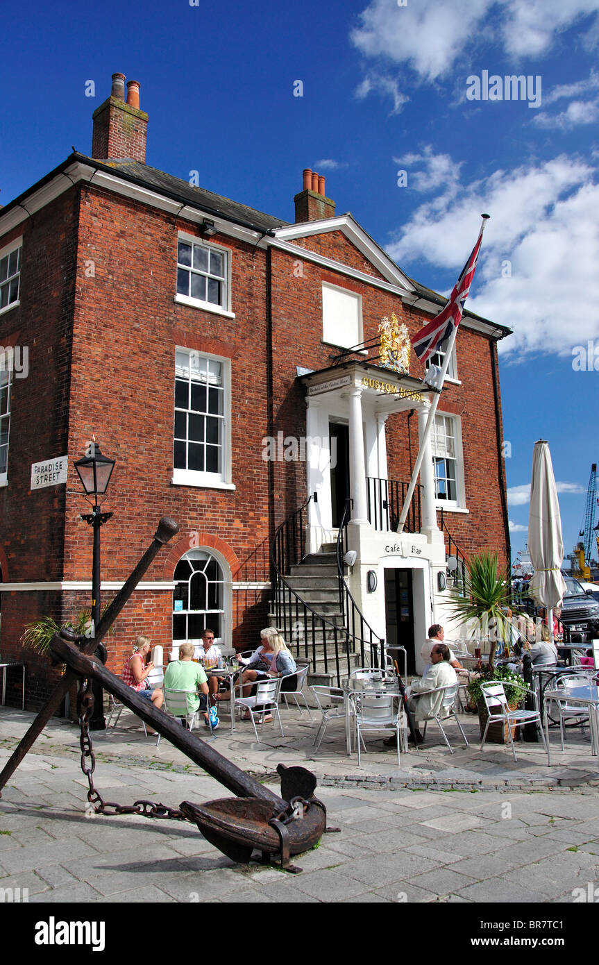 La vecchia casa doganale, Quay, Poole, Dorset, England, Regno Unito Foto Stock