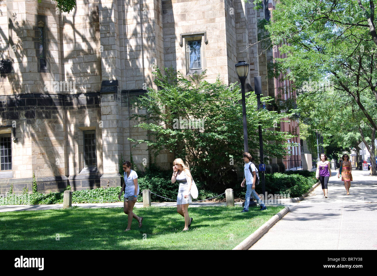 La Yale University di New Haven, Connecticut, Stati Uniti d'America Foto Stock