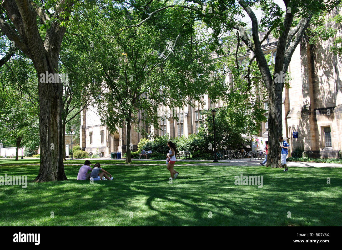 La Yale University di New Haven, Connecticut, Stati Uniti d'America Foto Stock