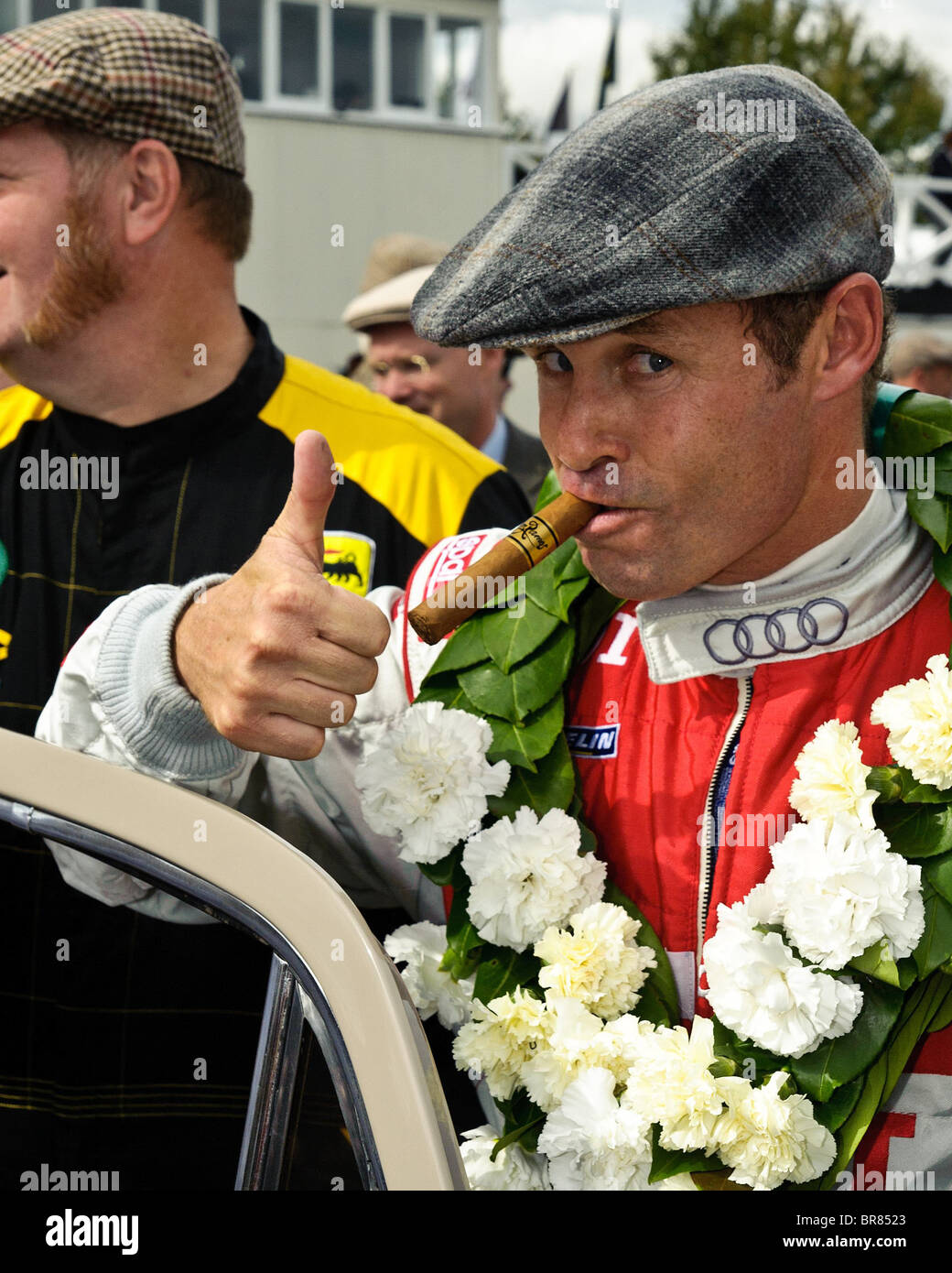 Tom Kristensen al Goodwood 2010, West Sussex 19 settembre 2010. Foto di Julie Edwards Foto Stock