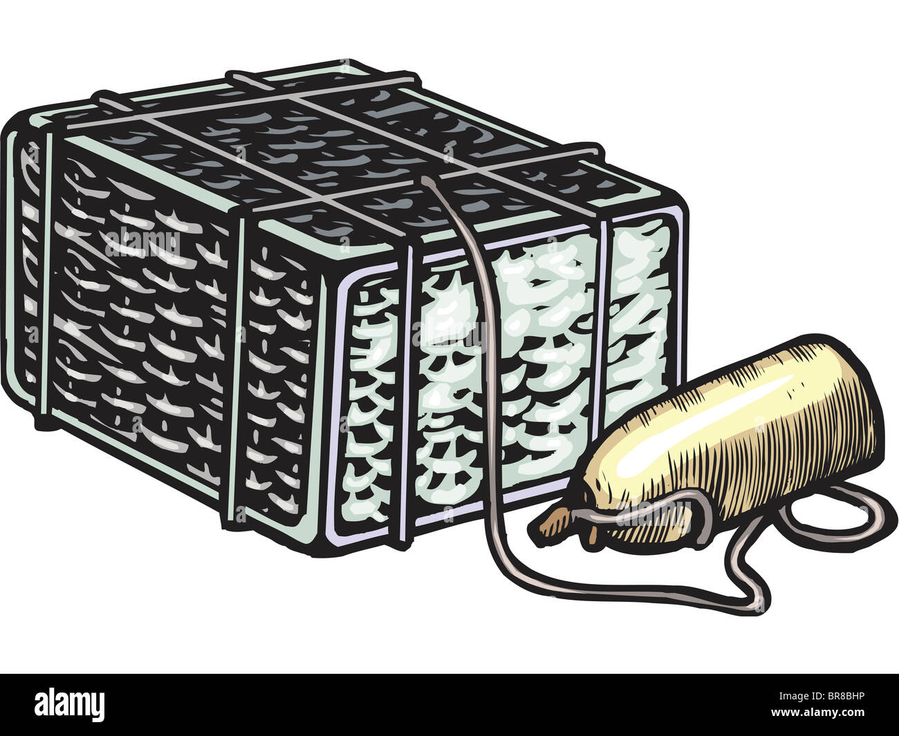 Un granchio trap e un galleggiante Foto Stock