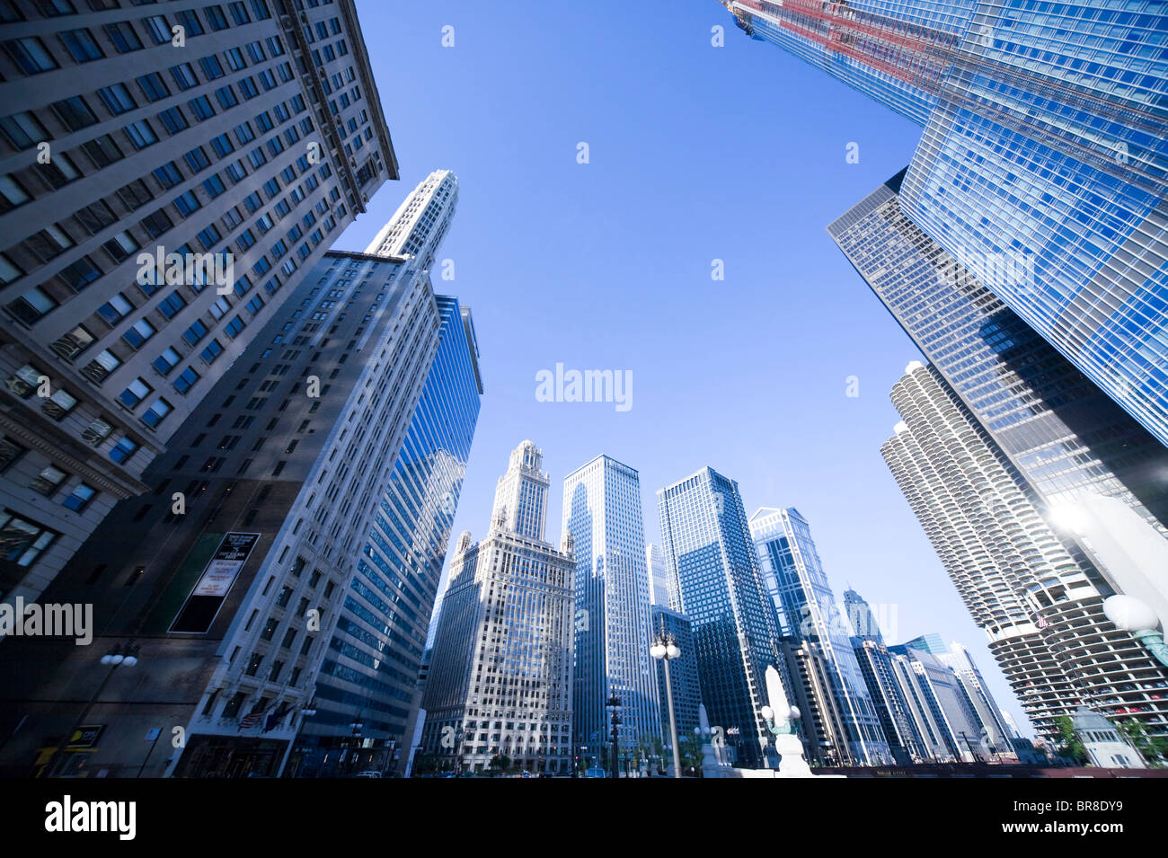 Il centro di Chicago Foto Stock