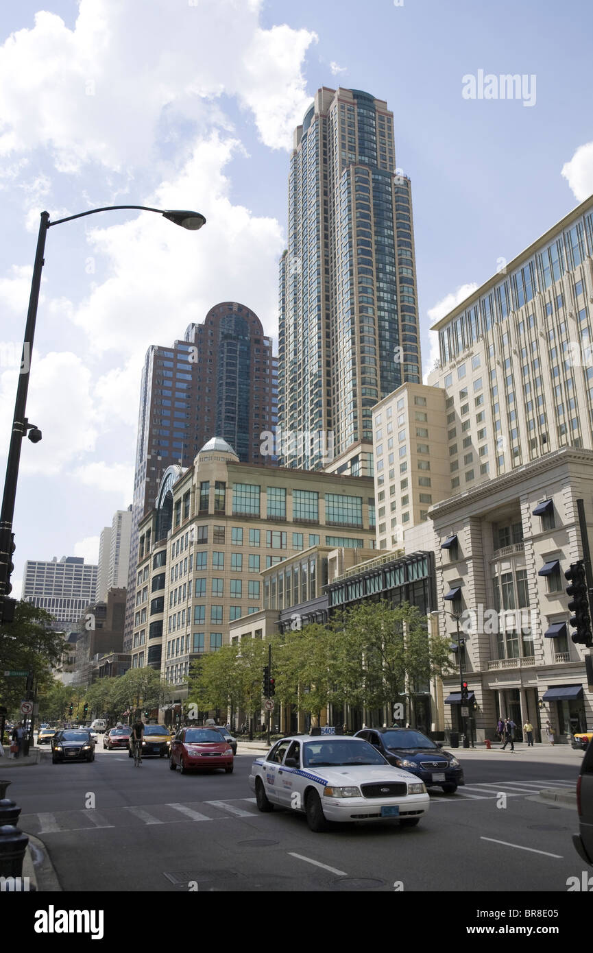 Il centro di Chicago Foto Stock