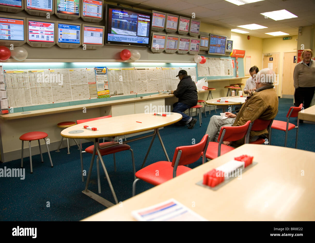 Ladbrokes store a Clapham Foto Stock