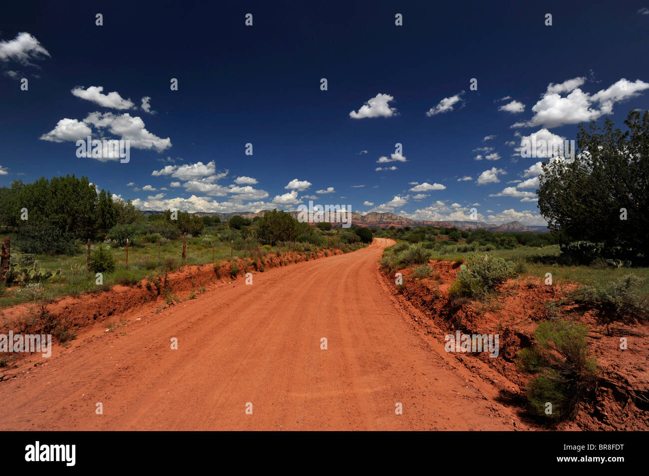 Il back country road in Sedona in Arizona Foto Stock