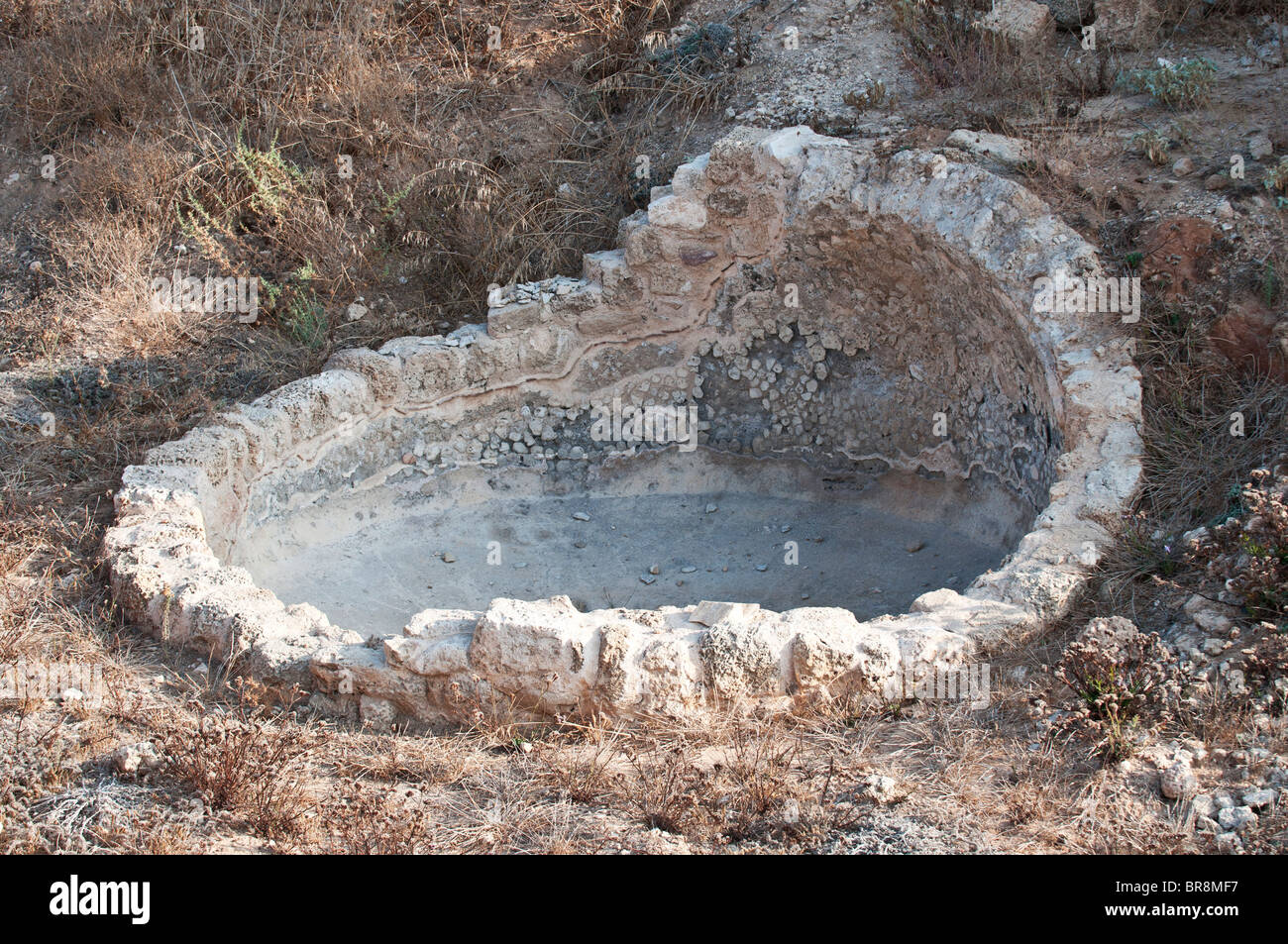 Fornace di calce in ottoman Apollonia Israele Foto Stock