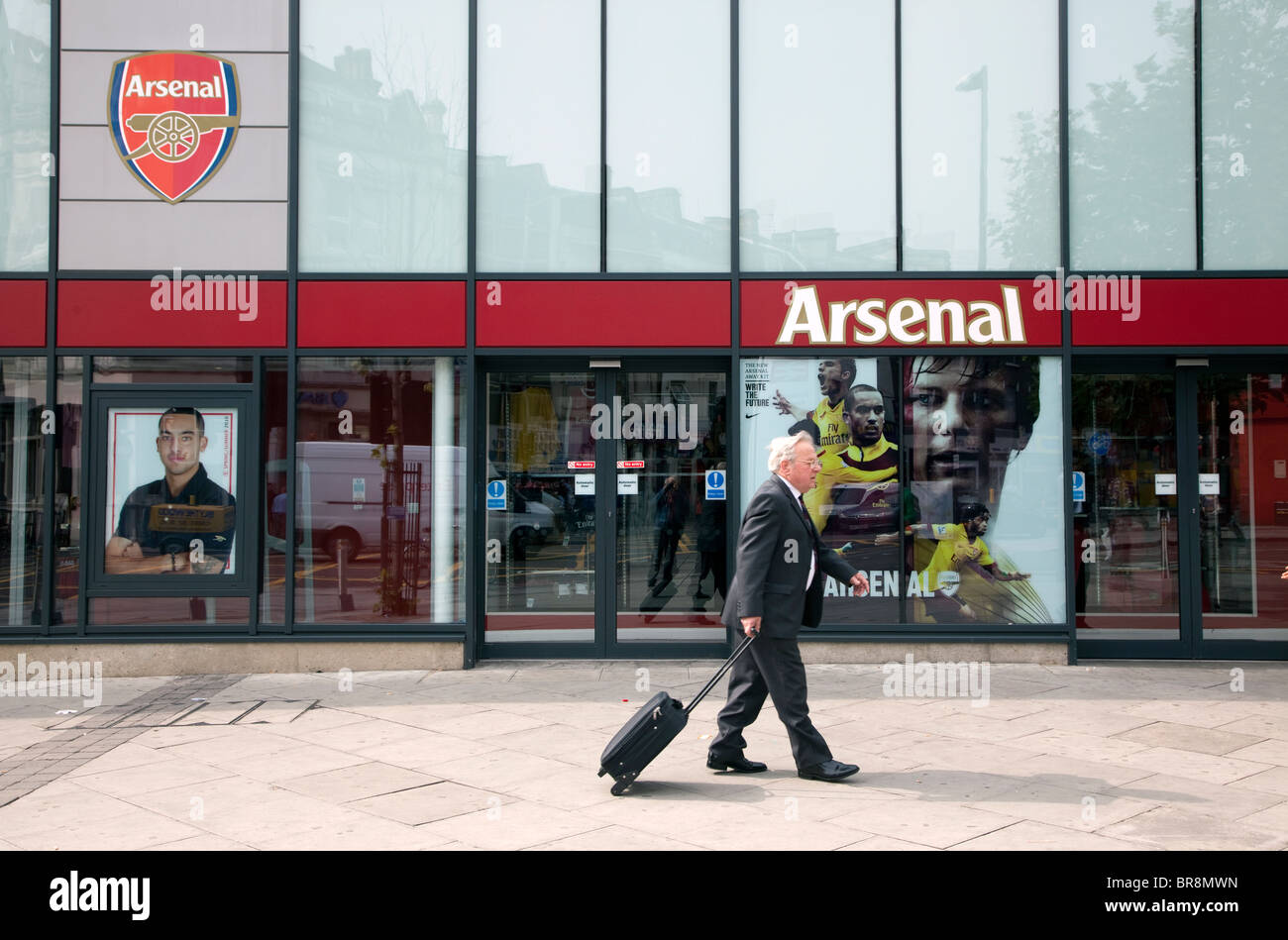 Arsenal FC shop a Finsbury Park, Nord di Londra Foto Stock