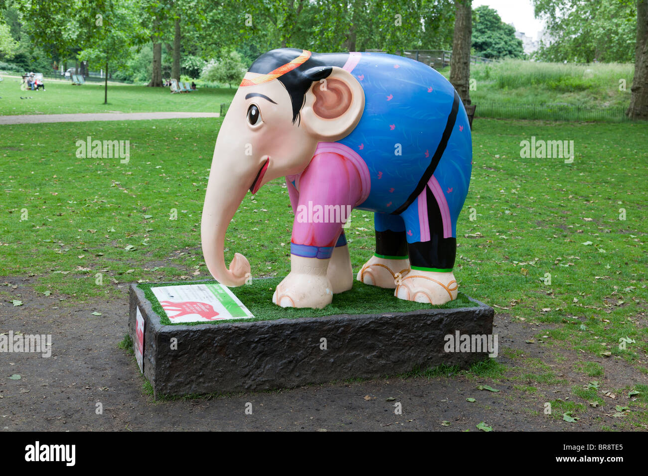 Elephant Parade London 2010 in St James Park Foto Stock