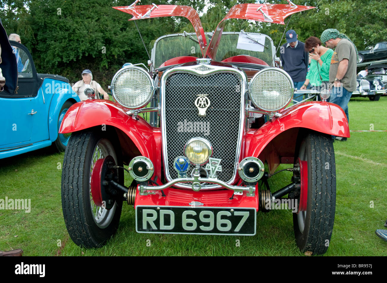 Un eccellente esempio di una cantante 1934 Nove Le Mans classic car o ripristinati o curato Foto Stock