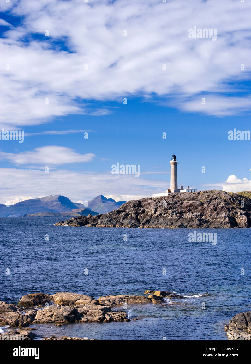 A Ardnamurchan Lighthouse, Punto di a Ardnamurchan, Highland, Scotland, Regno Unito. Foto Stock