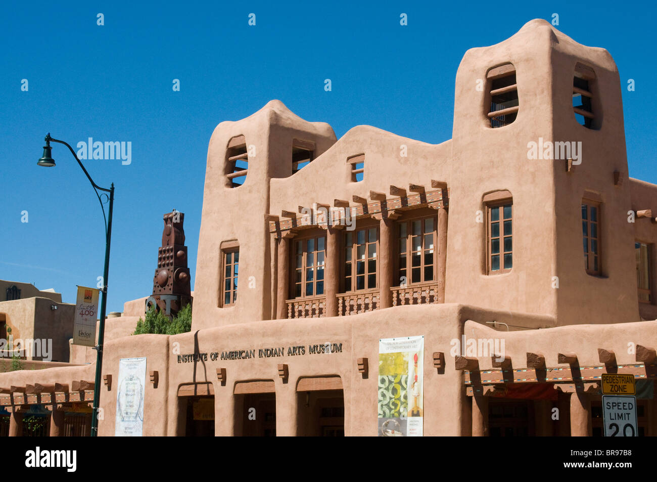 Museum of American Indian Art Santa Fe New Mexico Foto Stock