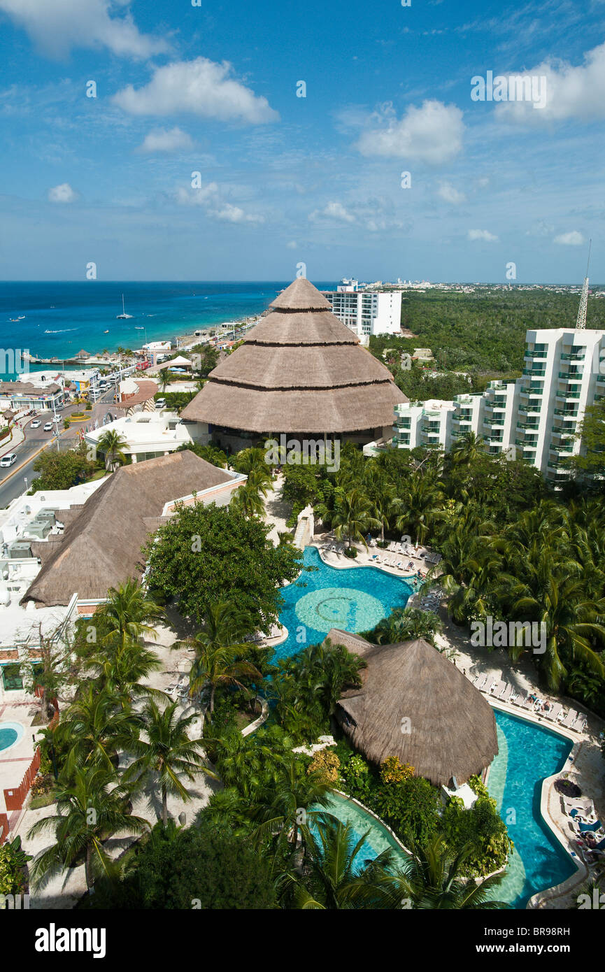 Messico, Cozumel. Grand Park Royal Hotel, Isla Cozumel, Isola di Cozumel. Foto Stock