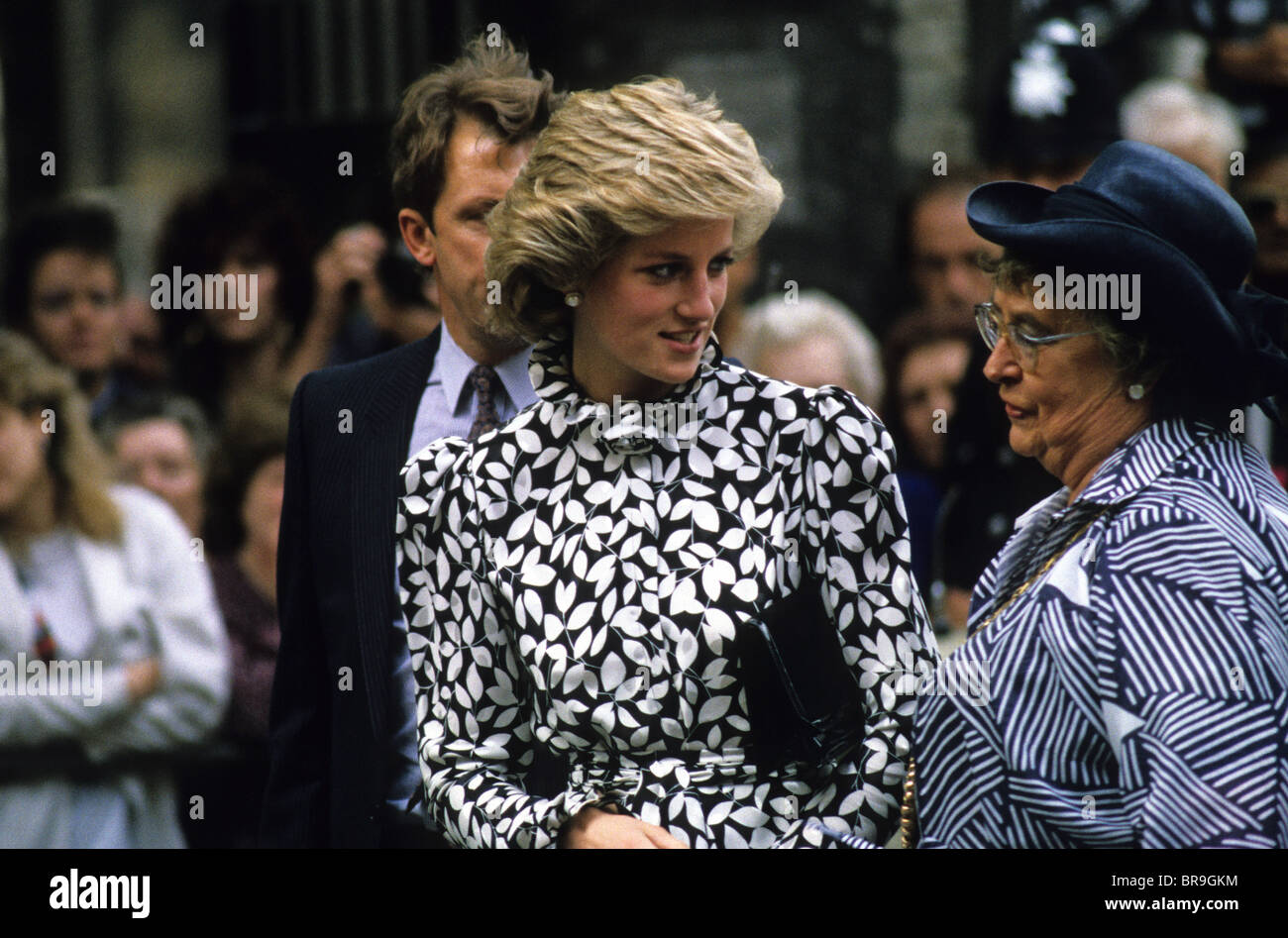 Lady Diana Spencer poco prima del suo matrimonio con il Principe Carlo nel 1981 Foto Stock