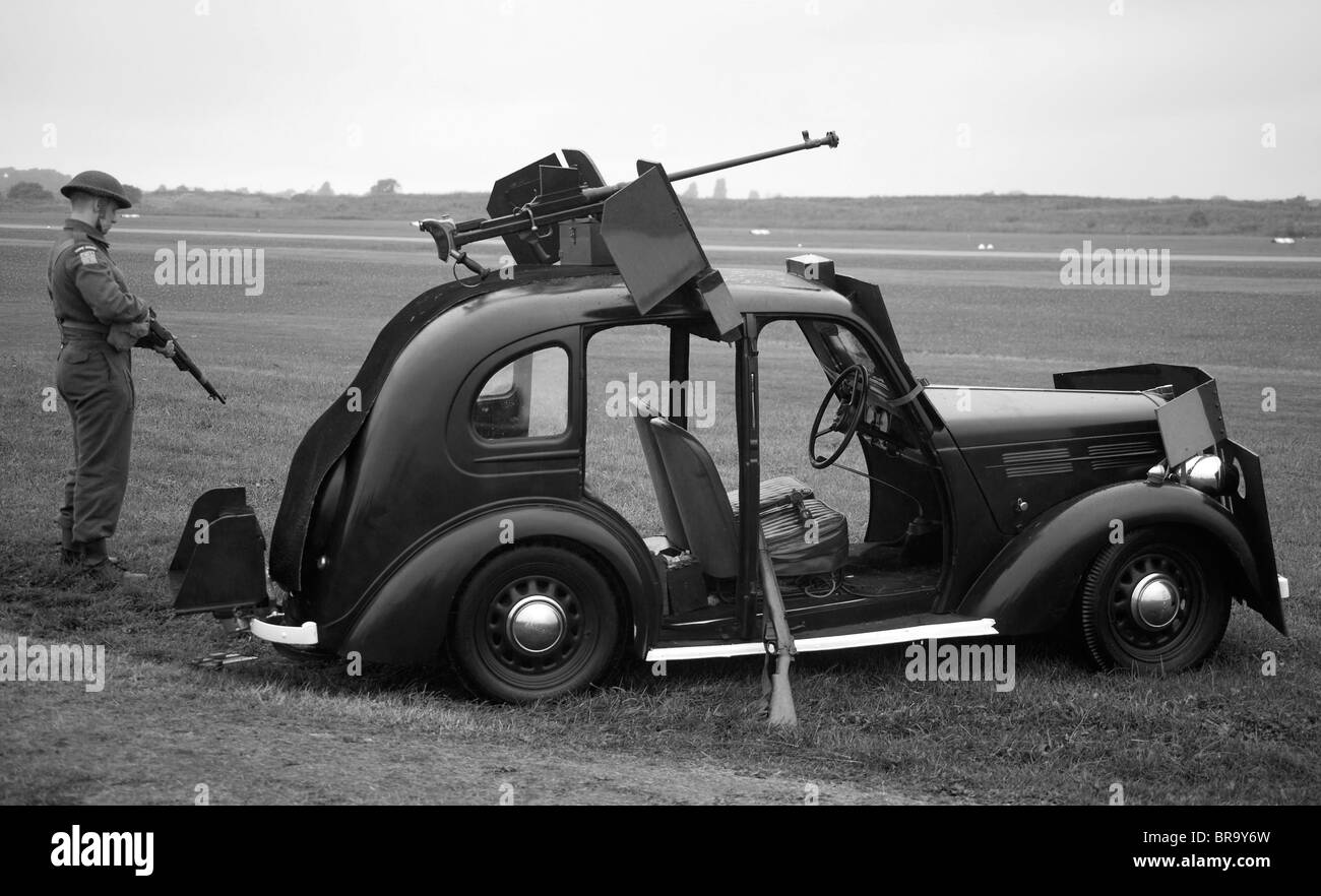 La Seconda Guerra Mondiale Home Guard veicolo Foto Stock