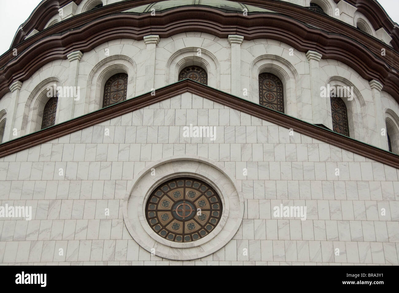 In Serbia, a Belgrado. San Salva Tempio (aka Hram Svetog Save) più grande chiesa ortodossa serba nel mondo. Foto Stock