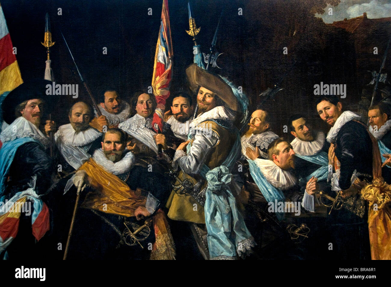 Paesi Bassi Frans Hals 1582-1666Pittura sale riunioni ufficiali e subalters del Callivermen Guardia Civica 1633 Foto Stock