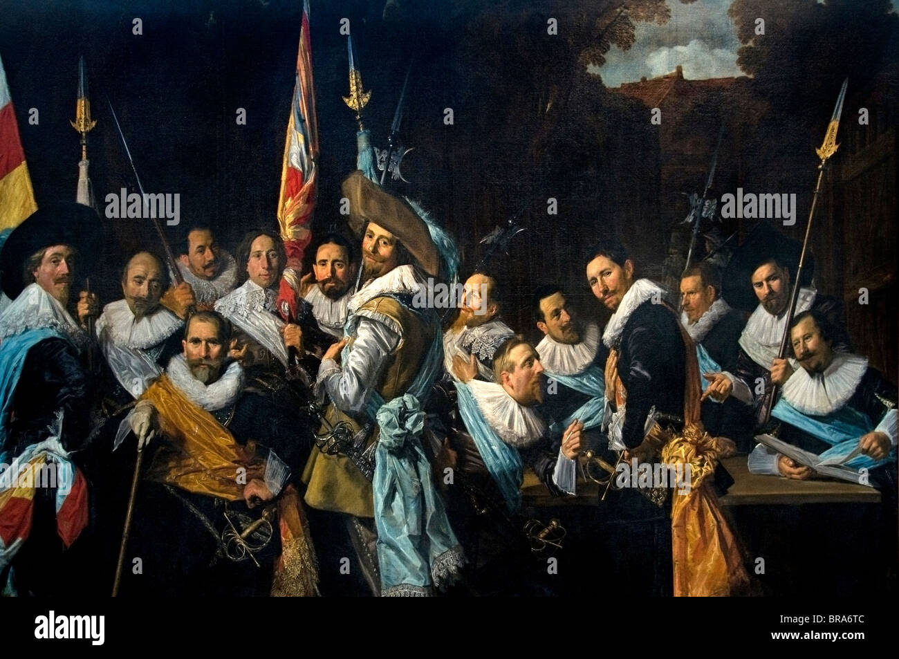 Paesi Bassi Frans Hals 1582-1666Pittura sale riunioni ufficiali e subalters del Callivermen Guardia Civica 1633 Foto Stock