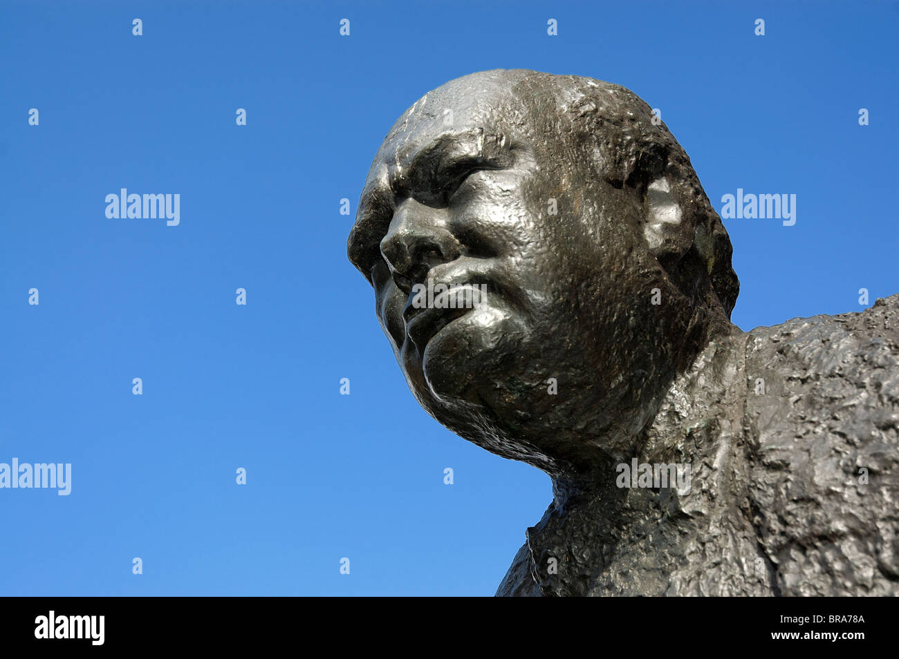 Statua di Winston Churchill Foto Stock