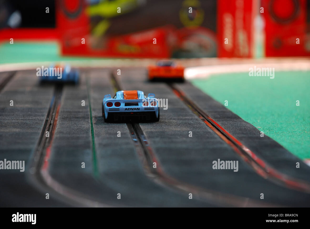 Scheda giocattolo racing al modello show in Vienna Foto Stock