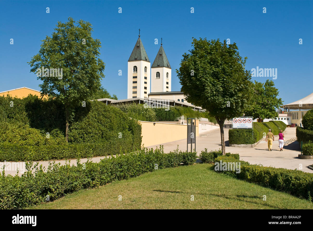 La Chiesa di San James di Medugorje, Bosnia Erzegovina, Europa Foto Stock