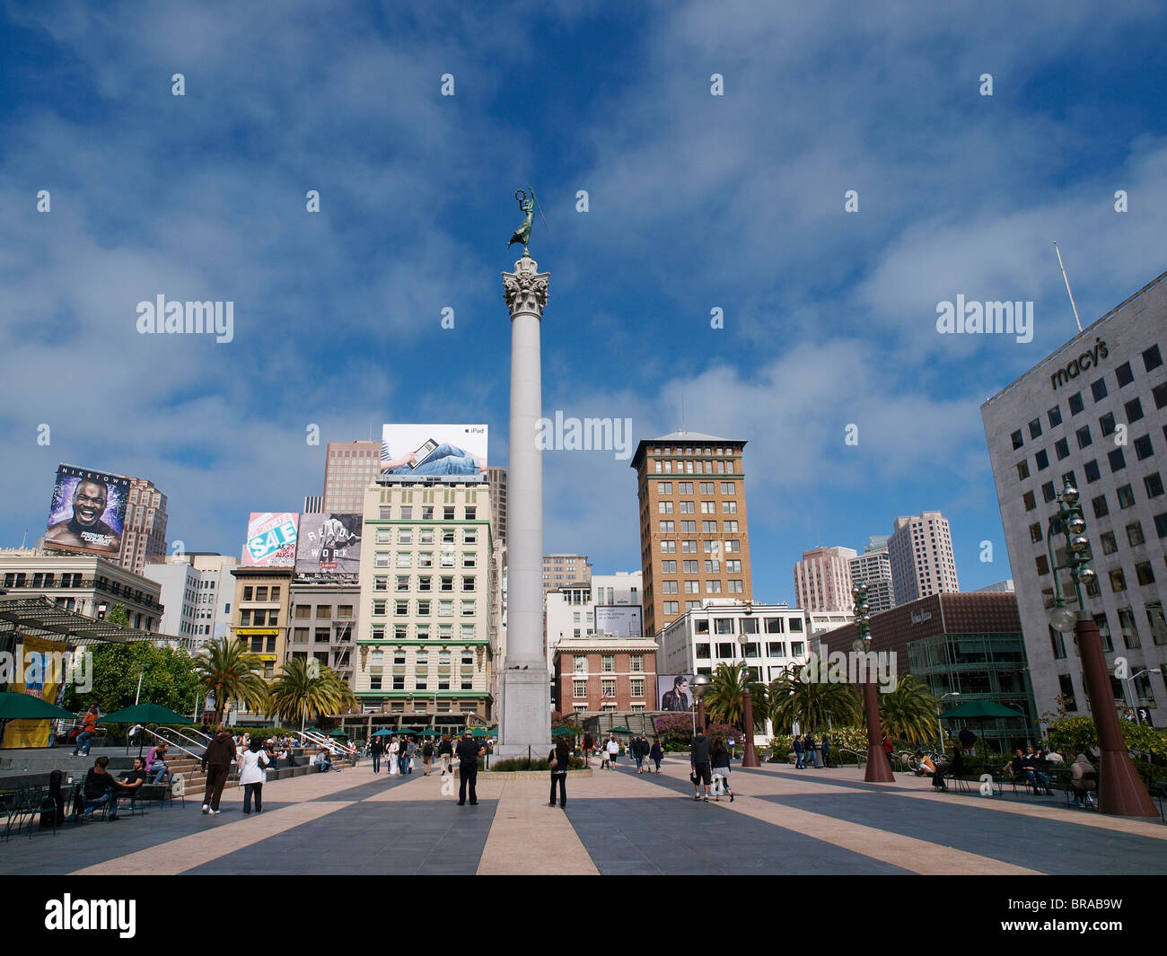 Dewey monumento in Union Square di San Francisco California USA Foto Stock