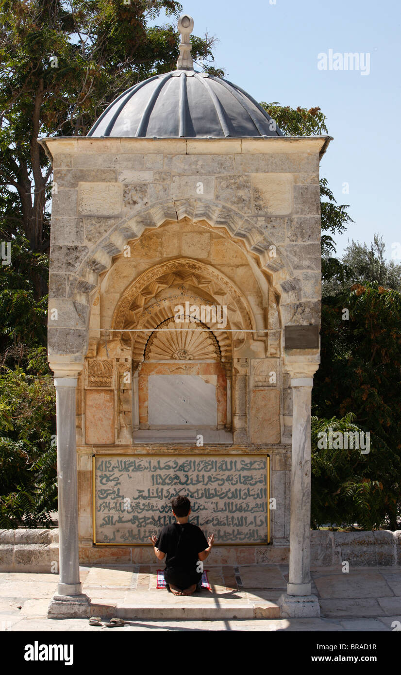 La preghiera di Al Aqsa, Gerusalemme, Israele, Medio Oriente Foto Stock
