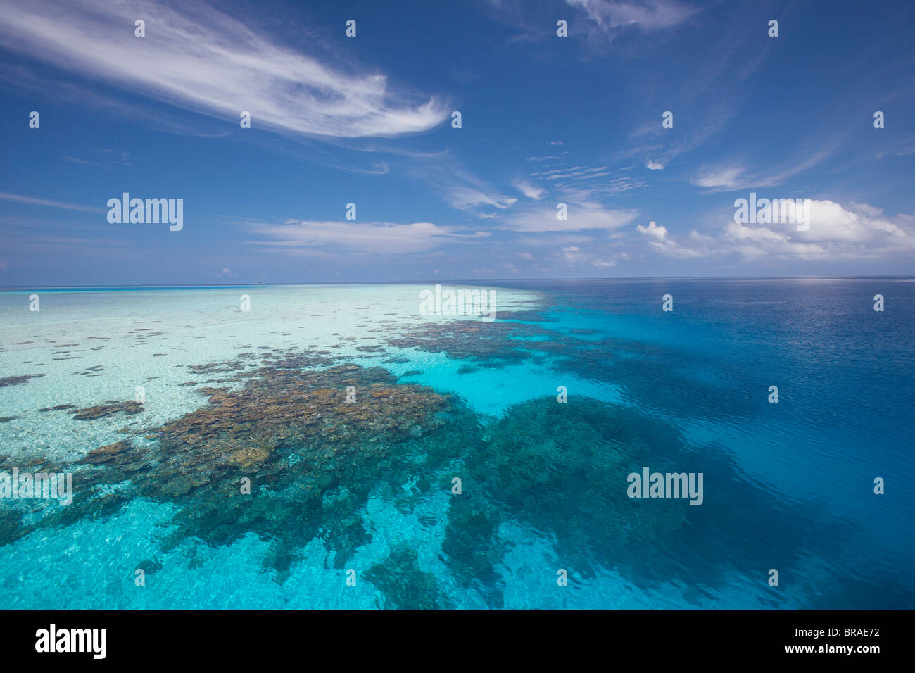 Maldive, Oceano Indiano, Asia Foto Stock