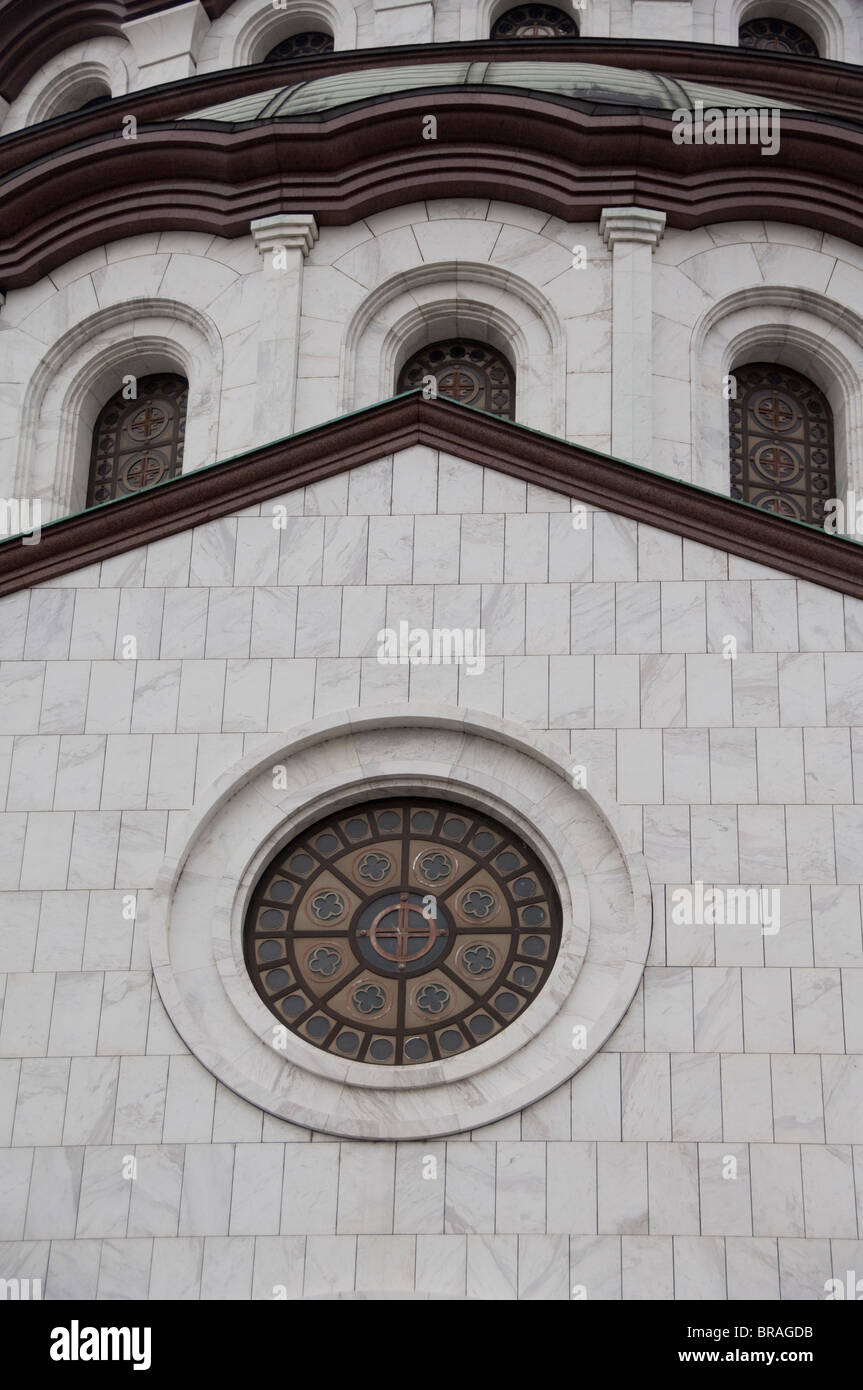In Serbia, a Belgrado. San Salva Tempio (aka Hram Svetog Save) più grande chiesa ortodossa serba nel mondo. Foto Stock
