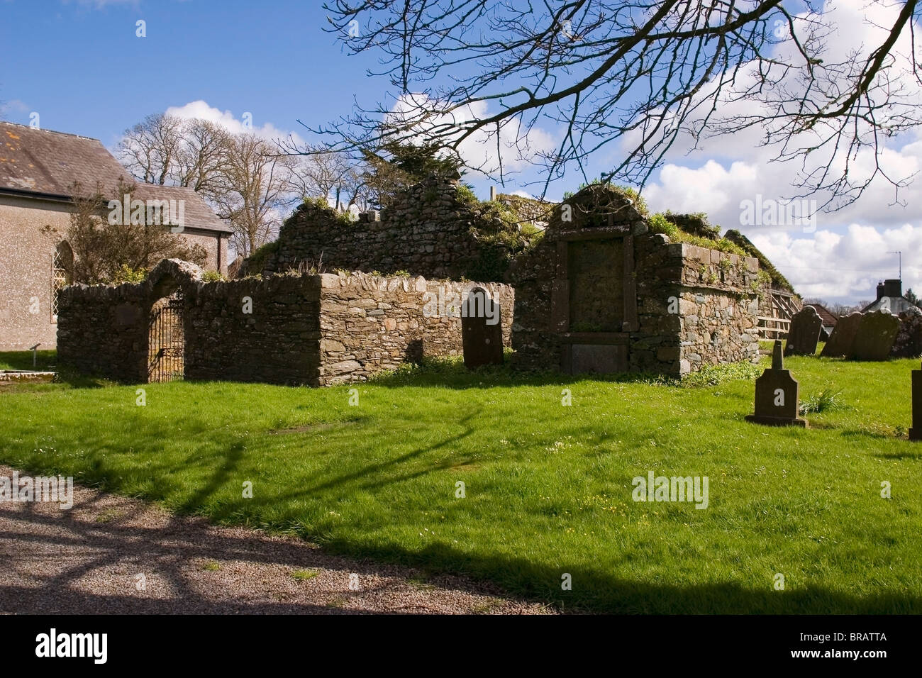 Stradbally, rame Costa, Co Waterford, Irlanda; Chiesa medievale rovine Foto Stock